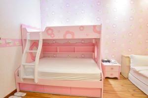 Letto o letti in una camera di Duoai Mineral Spring
