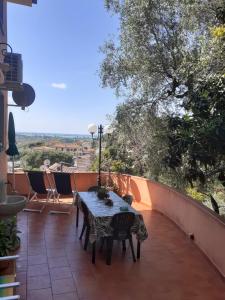Balkón nebo terasa v ubytování Agriturismo Tenuta Mariani