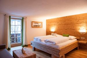 Posteľ alebo postele v izbe v ubytovaní Appartement Omeshorn anno 1593