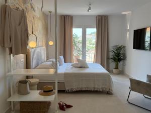 Postel nebo postele na pokoji v ubytování Oleander Apartment & Room Centar