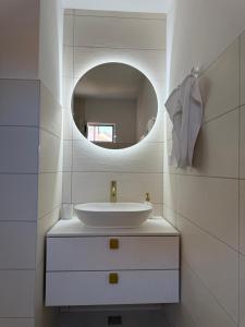 Koupelna v ubytování Oleander Apartment & Room Centar