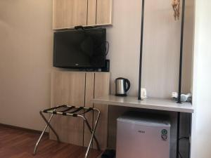 Kuchyň nebo kuchyňský kout v ubytování 天璽商務飯店 Cullinan Hotel