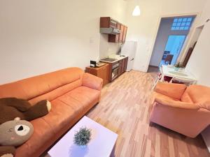 Kuchyň nebo kuchyňský kout v ubytování Ligeti Ruin Hostel