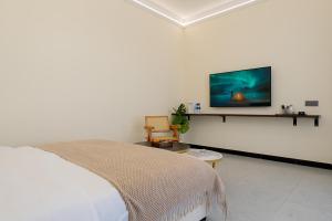 TV a/nebo společenská místnost v ubytování Wuyi Whispering Maple