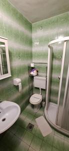 Koupelna v ubytování Mirna Noć - Apartman