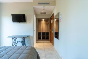 TV a/nebo společenská místnost v ubytování Hotel Montmar