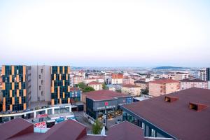 A general view of Isztambul or a view of the city taken from a szállodákat