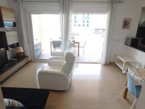 TV a/nebo společenská místnost v ubytování GMID IMMO Apartment Mont Caliu
