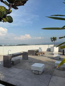 Zona d'estar a Canopy Hills Residensi Rimbun Cosy and Self Check In