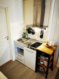 Η κουζίνα ή μικρή κουζίνα στο Cozy apartment close to many experiences