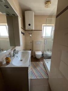 Koupelna v ubytování Ferienwohnung Ana + 25 fotografií