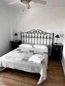Postel nebo postele na pokoji v ubytování Precioso apartamento frente a la playa