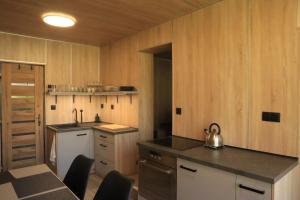Kuchyň nebo kuchyňský kout v ubytování Tiny house Františka