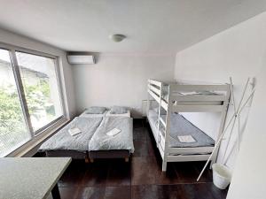 Voodi või voodid majutusasutuse GFS way studios - greenline accomodation toas