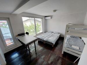 Voodi või voodid majutusasutuse GFS way studios - greenline accomodation toas