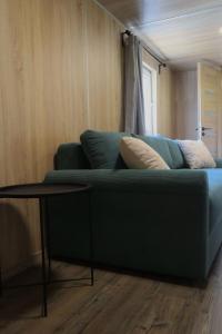 Posezení v ubytování Tiny house Františka