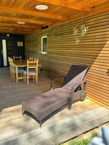 Posezení v ubytování Tiny house Františka