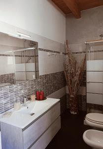 Koupelna v ubytování B&B L'Antico Portico
