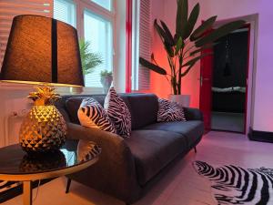 Posezení v ubytování XoXo Apartments Tampere