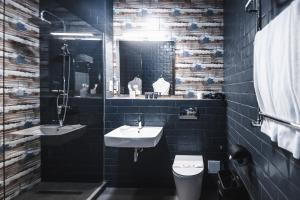 Koupelna v ubytování Sofia Hotel