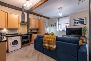 Η κουζίνα ή μικρή κουζίνα στο Central 1-Bed Near The Station - Private Parking - Fast Wifi +16 φωτογραφίες