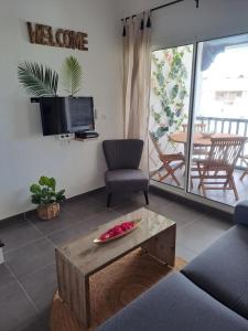 Et tv og/eller underholdning på Duplex entre mer et golf