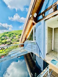 Balkón nebo terasa v ubytování JANÉA in Vineyard Soft Green House