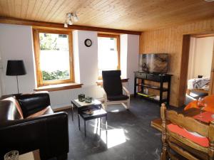 Posezení v ubytování Ferienwohnung Meiringen