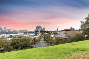 Γενική άποψη της πόλης Σίδνεϊ ή θέα της πόλης από  αυτή η παραθεριστική κατοικία