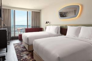 Postel nebo postele na pokoji v ubytování Hotel Indigo Auckland by IHG