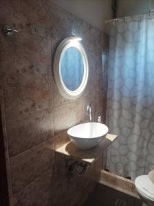 A bathroom at Eirini's Apartment