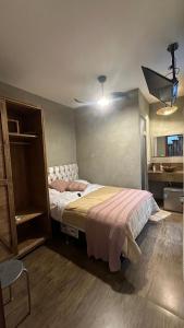 a bedroom with a large bed in a room at Terrassé São Francisco in Charitas +162 photos