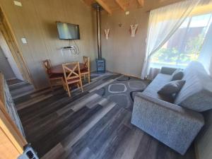 Posezení v ubytování Cabañas Teresol