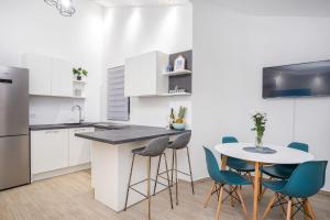 Kuchyň nebo kuchyňský kout v ubytování Seaside apartments Polić, Rogoznica