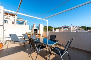 Balkon lub taras w obiekcie Sunnygolfbeach