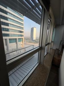 a view from a window in a building at The Centaurus One, Two & Studio Apartments EasyStay in Islamabad