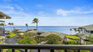 a view of the ocean from a balcony at Kapalua Bay Villa 17B4 in Kapalua