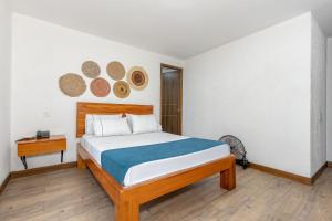 Postel nebo postele na pokoji v ubytování Hotel Prada