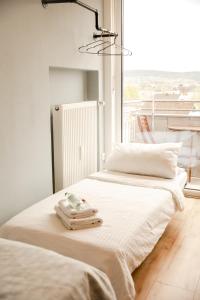 Postel nebo postele na pokoji v ubytování Juniorsuite-Apartment Weiden