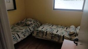 Postel nebo postele na pokoji v ubytování San Alfonso del Mar Fragata 209