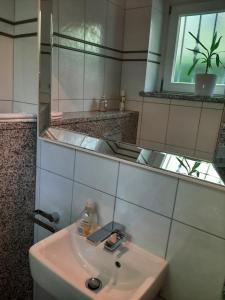 Koupelna v ubytování Ferienwohnung am Brasselsberg + 11 fotografií