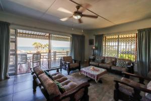 Posezení v ubytování Dolfie House