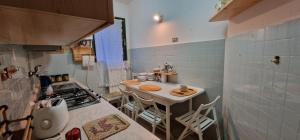 Una cocina o cocineta en Rifugio dei Pini