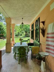 Zahrada ubytování House Mikin Dol