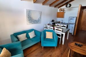 Kuchyň nebo kuchyňský kout v ubytování Algarrobo Cabaña a 2 cuadras Playa El Canelo+Wifi