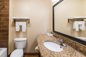 Koupelna v ubytování Motel 6-Joshua, TX