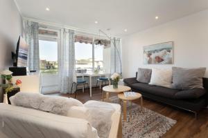 Posezení v ubytování Seeschlösschen Wohnung 524 + 36 fotografií