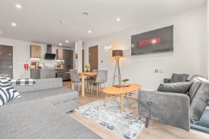 Χώρος καθιστικού στο York Minister View - Sleeps 7 - Gym