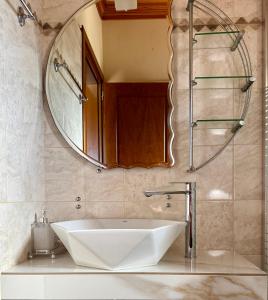 A bathroom at Driopes Villas