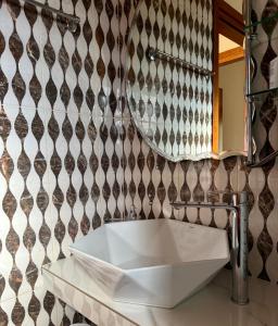 A bathroom at Driopes Villas